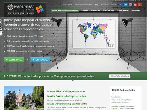 Master MBA Emprendedores UCM